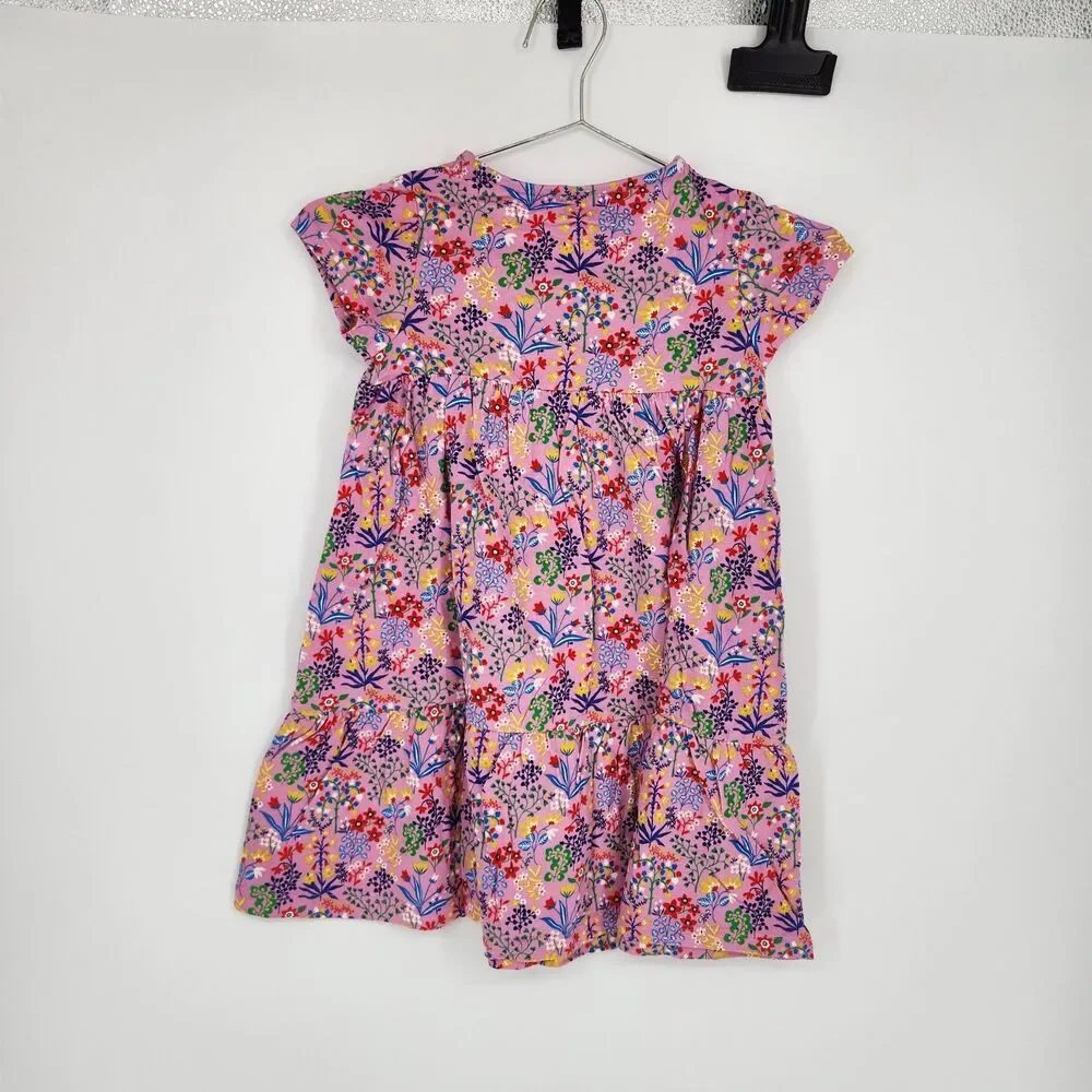 Mini Boden 6-7Y Pink Floral Blossom Ariel Twirly Jersey Dress NWT